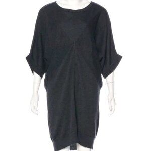 Calvin Klein Black Sweater Dress Dolman Sleeve Mini Dress Capsule Wardro…